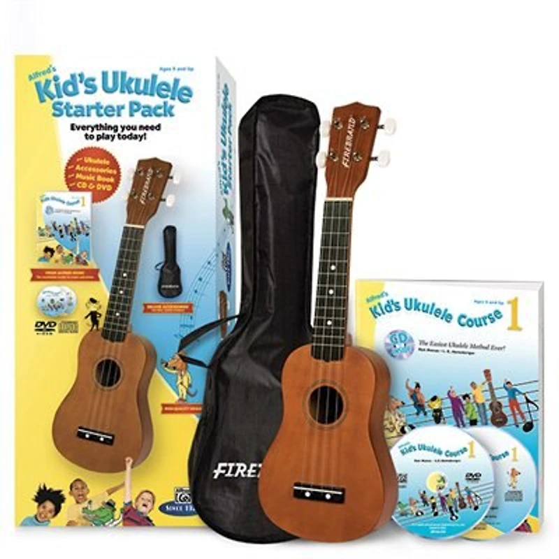 Alfred's Kid's Ukulele Starter Pack: Everything You Need To Play Today!, Starter Pack