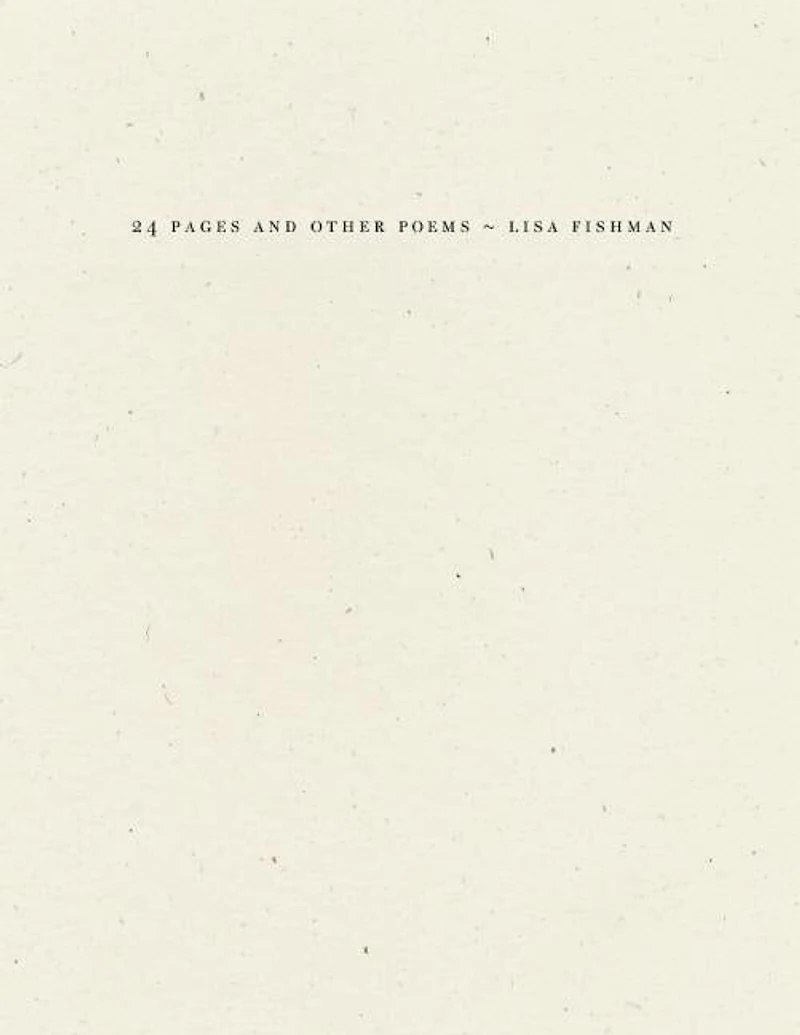 24 Pages And Other Poems