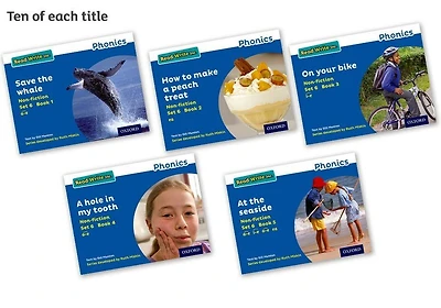 Read Write Inc. Phonics: Blue Set 6 Non-fiction Pack of 50