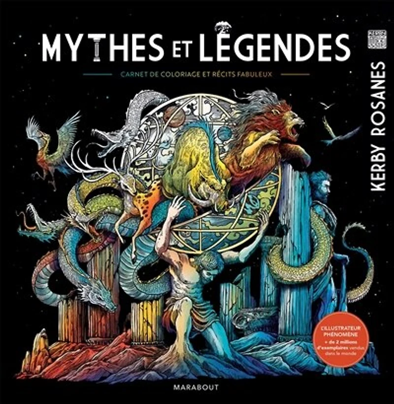 Mythes et légendes: carnet de coloriage