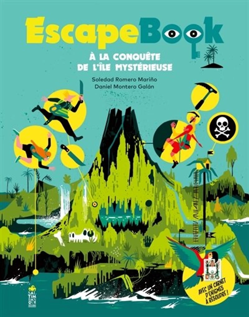A la conquête de l'île mystérieuse: escape book