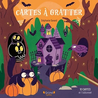 Cartes à gratter l'halloween