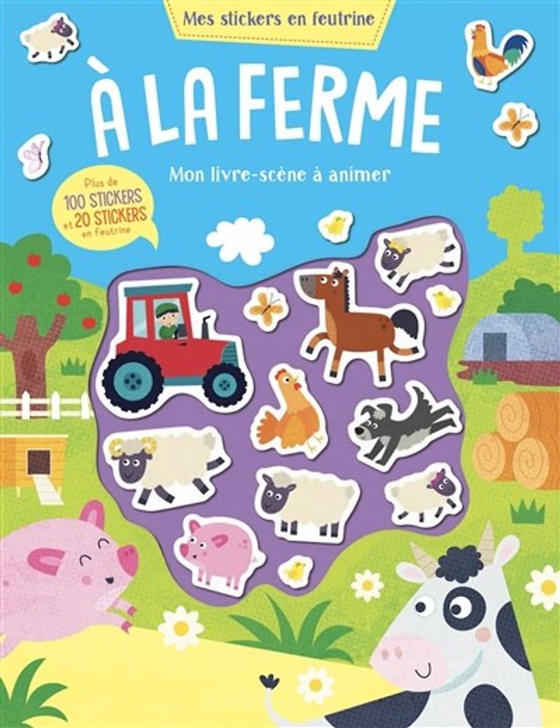 A la ferme: mon livre-scène à animer