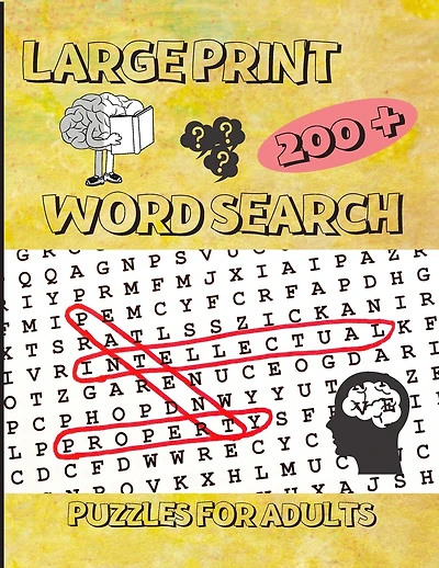 200+ Large Print Word Search Puzzles for Adults: Word Search Book for Adults Large Print with 200 Puzzles with Solutions - 8.5x11 inches / 256 pages