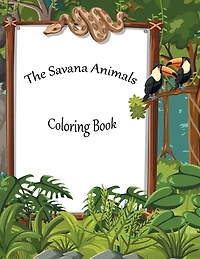 Animals of Africa: Coloring Book