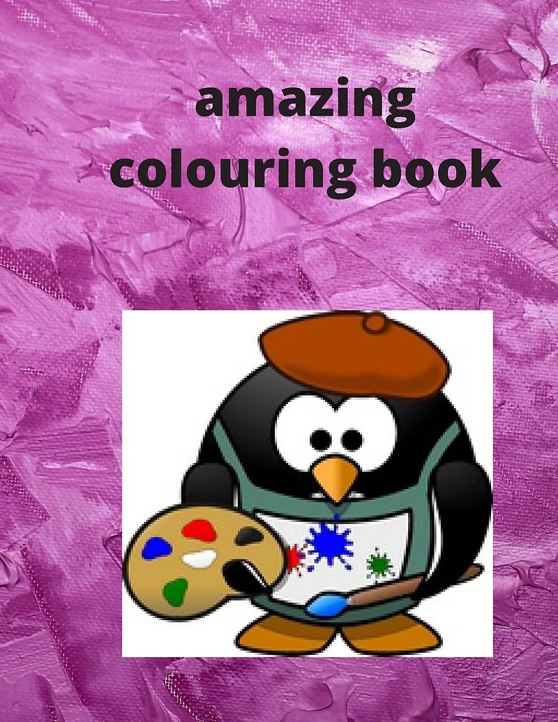 amazing colouring book: coloring book page 50 805*11in