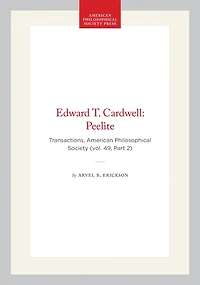 Edward T. Cardwell:  Peelite: Transactions, American Philosophical Society (vol. 49, Part 2)