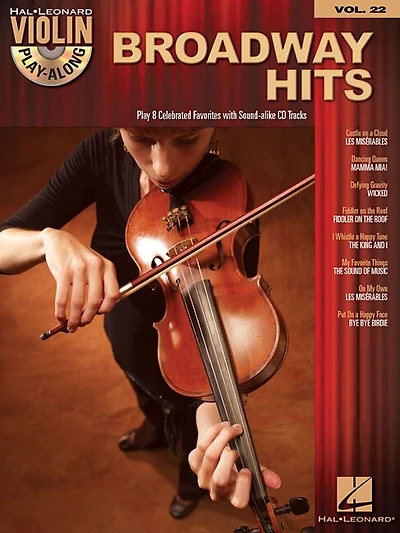 Broadway Hits: Violin Play-along Volume 22