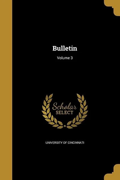 Bulletin; Volume