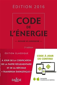 Code de l'énergie 2019