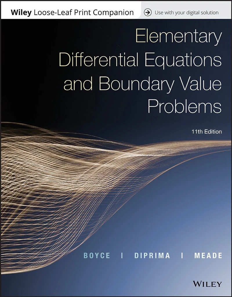 Elementary Differential Equations and Boundary Value Problems, Student Solutions Manual