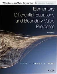 Elementary Differential Equations and Boundary Value Problems, Student Solutions Manual