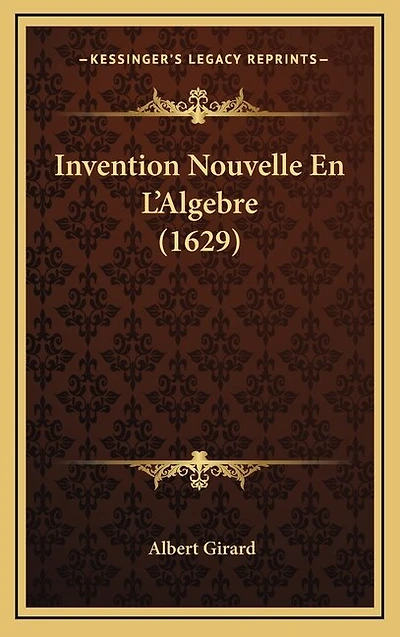 Invention Nouvelle en l'Algebre (Classic Reprint)