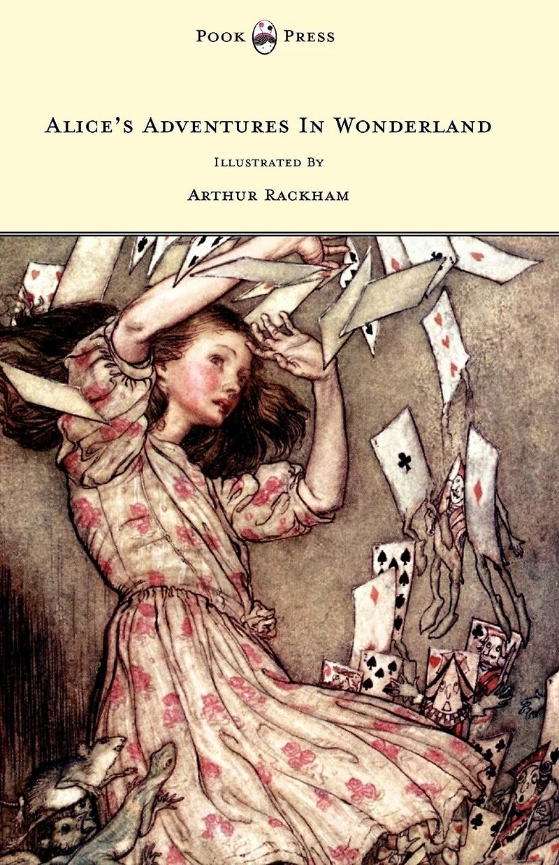 Alice's Adventures Wonderland - With Illustrations Black And White