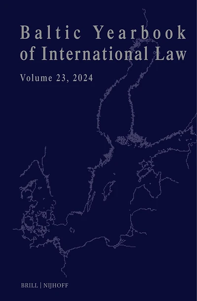 Baltic Yearbook of International Law, Volume 23 (2024)