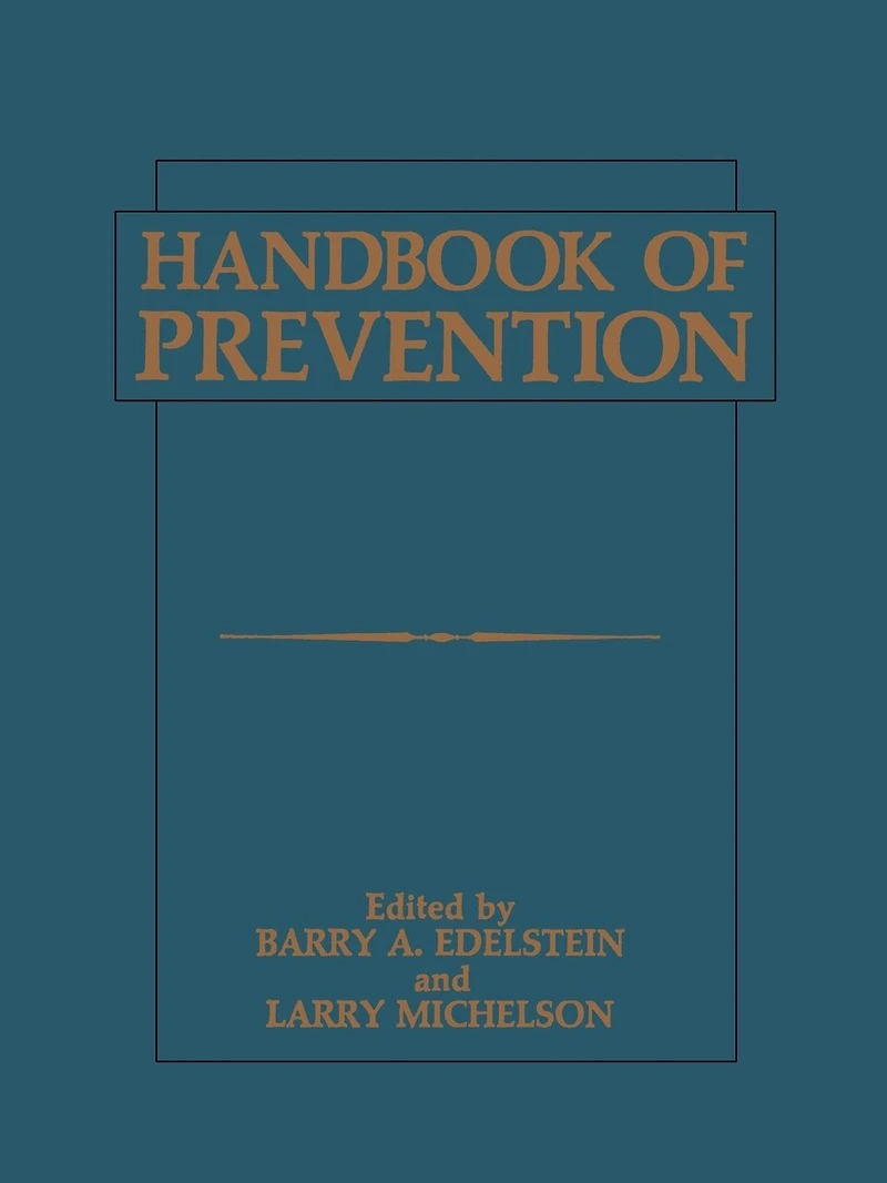 Handbook of Prevention