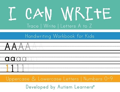 I Can Write: Uppercase and Lowercase Letter Handwriting Workbook