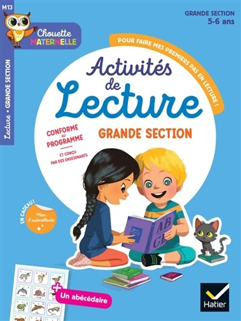 Activités de lecture pour faire mes premiers pas en !: grande section, 5-6 ans