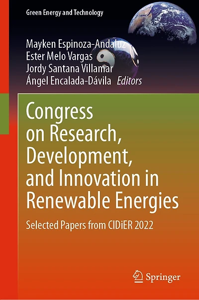 Congress on Research, Development, and Innovation Renewable Energies: Selected Papers from CIDiER 2022