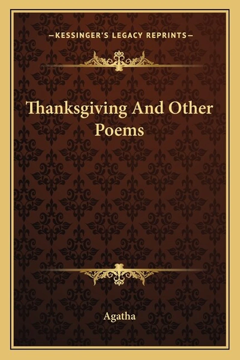Thanksgiving and Other Poems