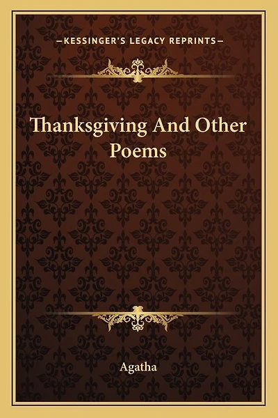 Thanksgiving and Other Poems
