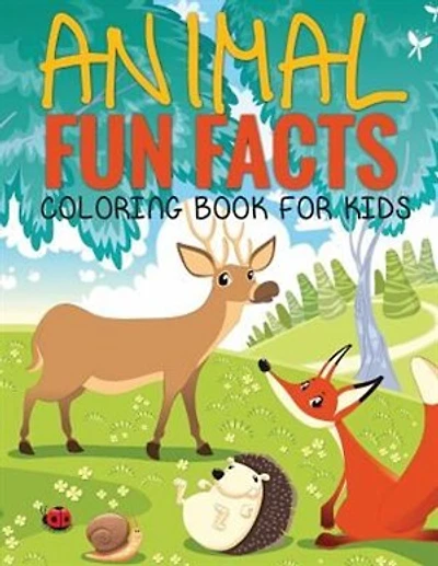 Animal Fun Facts (Coloring Book for Kids) Paperback