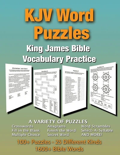 KJV Word Puzzles: King James Bible Vocabulary Practice