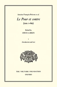 Antoine François Prévost et al., Le Pour et contre (nos 1-60)