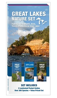Great Lakes Nature Set: Field Guide To Wildlife, Birds, Trees & Wildflowers Of The Great Lakes