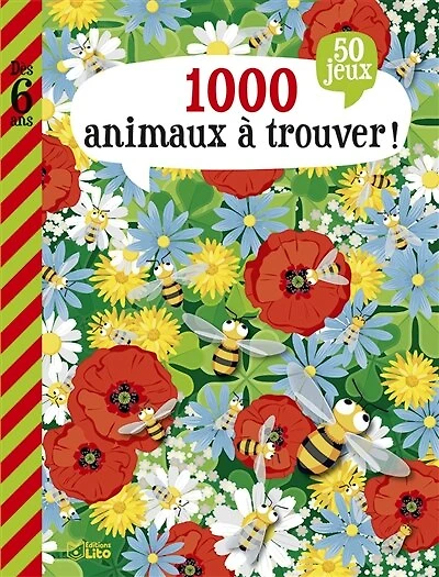 1.000 animaux à trouver !: 50 jeux