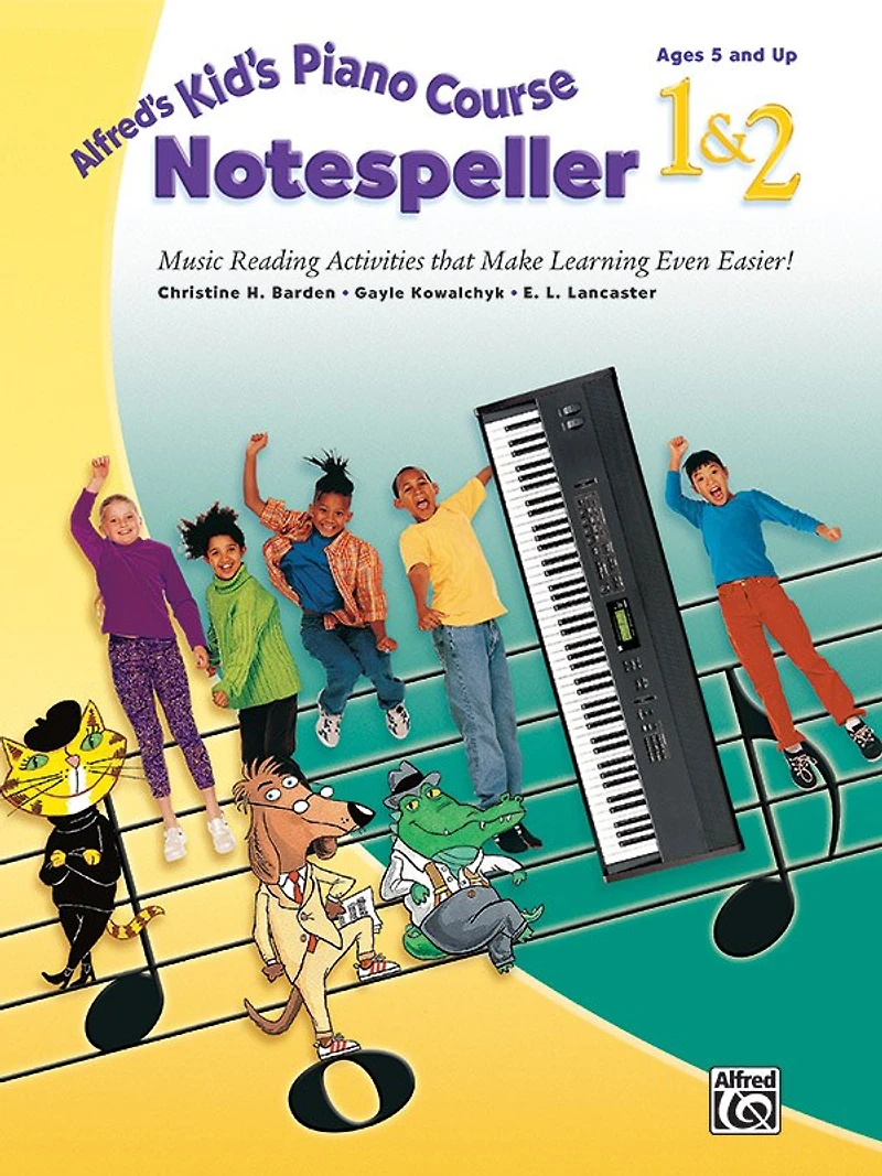 Alfred's Kid's Piano Course Notespeller, Bk 1 And 2: Music Reading Activities That Make Learning Even Easier!