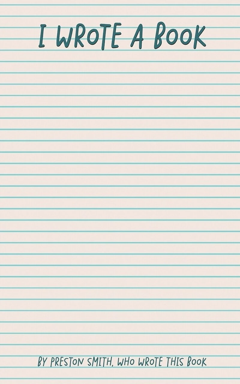 I Wrote A Book