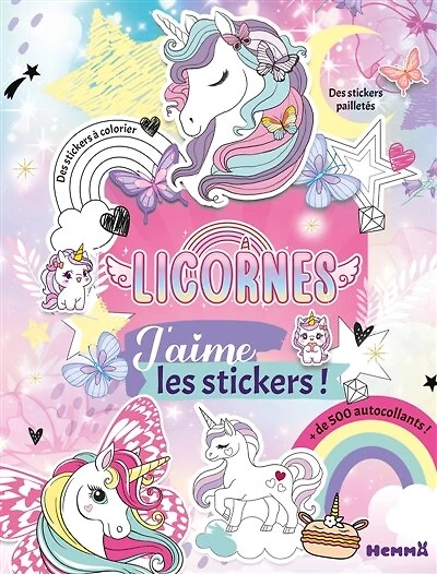 J'aime les stickers: Licornes