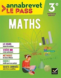 Annabrevet Le Pass - Maths 3e