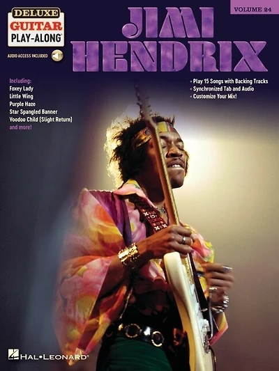 Jimi Hendrix: Deluxe Guitar Play-along Songbook Volume 24: 24