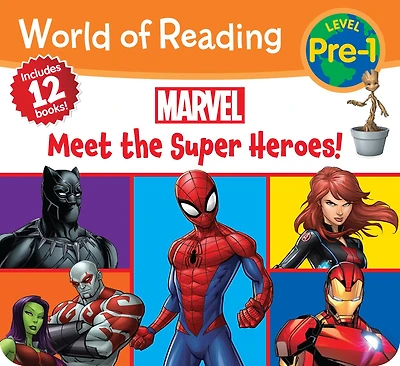 World of Reading Marvel: Meet the Super Heroes!-Pre-Level 1 Boxed Set
