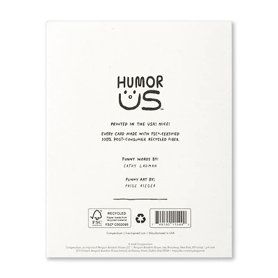 Humor Us Greeting Cards: Birthday - I love birthdays. The presents (Pack of 6)