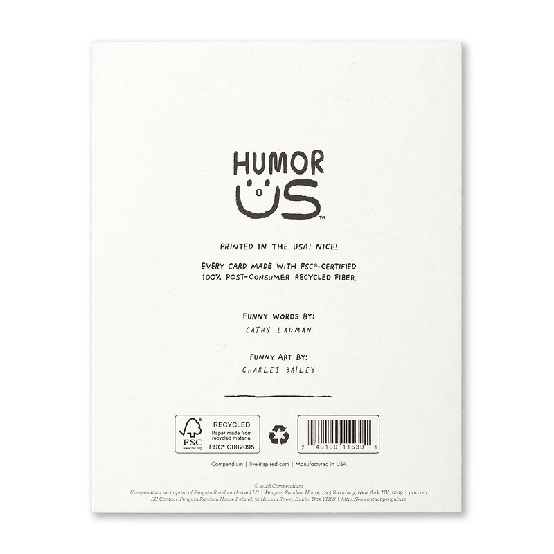 Humor Us Greeting Cards: Birthday - Happy Birthday! Remember when we were kids (Pack of 6)