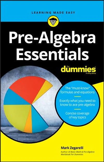 Pre-Algebra Essentials For Dummies