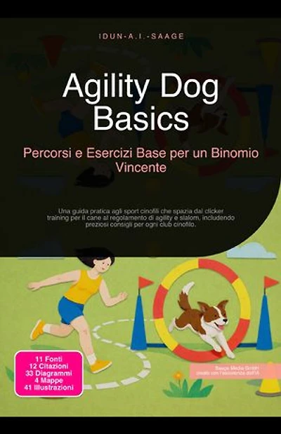 Agility Dog Basics: Percorsi e Esercizi Base per un Binomio Vincente: Una guida pratica agli sport cinofili che spazia dal clicker training per il cane al regolamento di agility e slalom, includendo preziosi consigli per ogni club cinofilo.