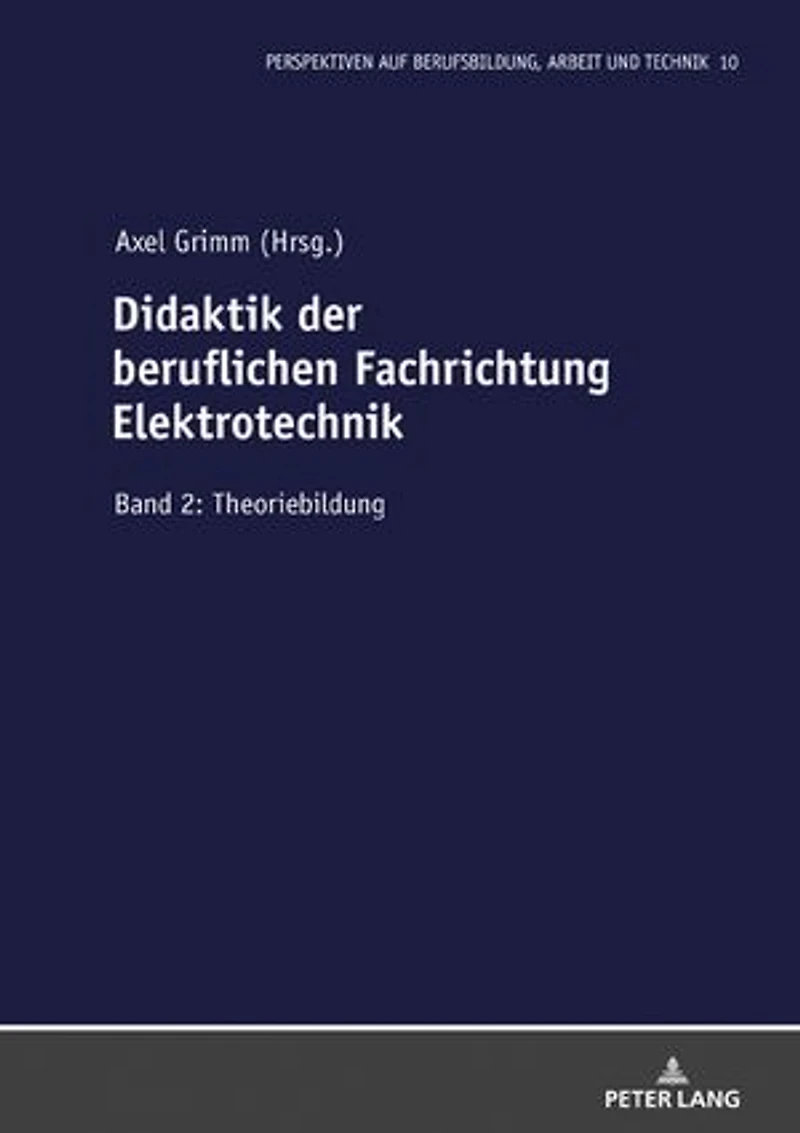 Didaktik der beruflichen Fachrichtung Elektrotechnik: Band 2: Theoriebildung