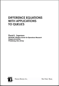 Difference Equations with Applications to Queues