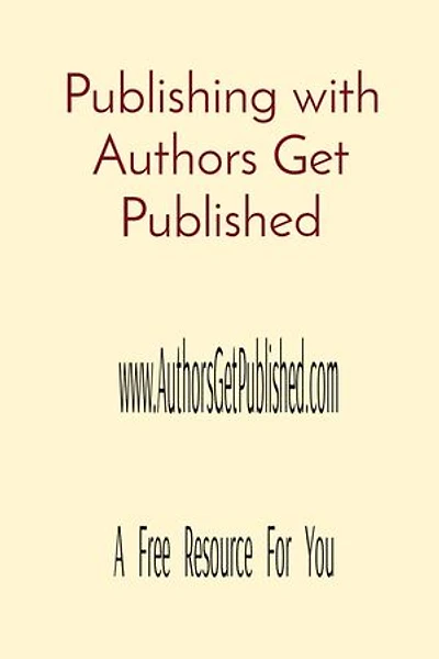 Publishing with Authors Get Published