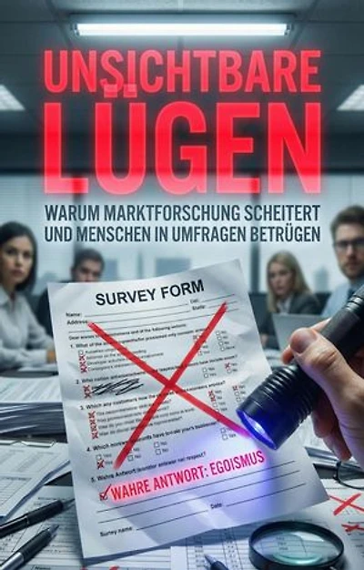 Unsichtbare Lügen: Warum Marktforschung scheitert und Menschen in Umfragen betrügen