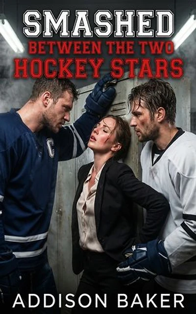 Smashed Between the Two Hockey Stars: A Dark Menage Sports Romance