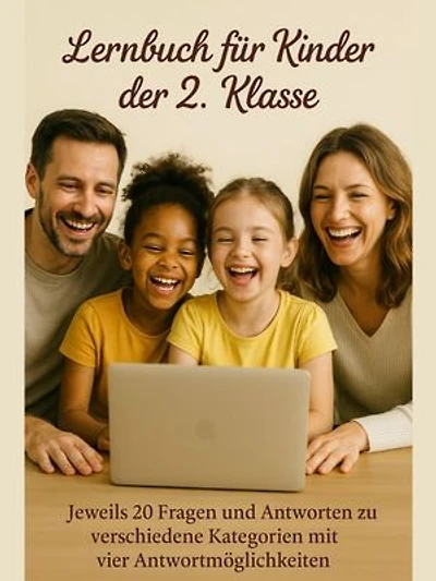 Lernbuch für Kinder der 2. Klasse: Lernbuch mit 1000 Fragen in 50 Kategorien – ideal für Kinder der 2. Klasse zum spielerischen Lernen!