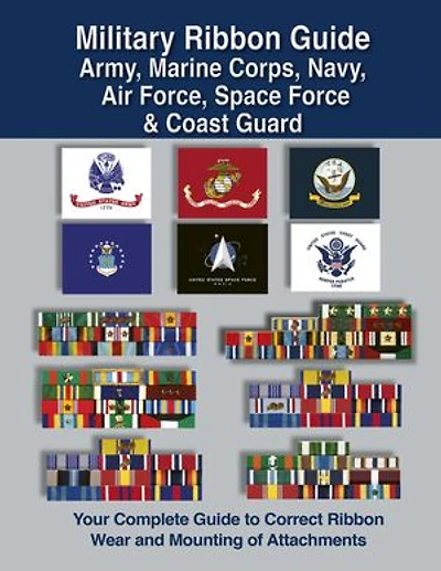 Military Ribbon Guide Army, Marine Corps, Navy, Air Force, Space Force & Coast Guard