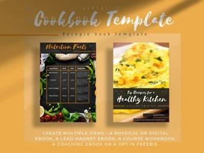 Recipe Book - Cookbook Template in Canva