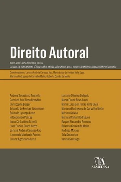 Direito autoral: estudos em homenagem a Sérgio Famá D´Antino, João Carlos Muller Chaves e Maria Cecília Garreta Prats