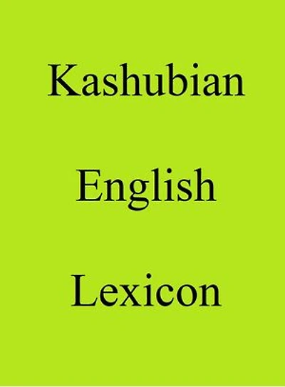 Kashubian English Lexicon